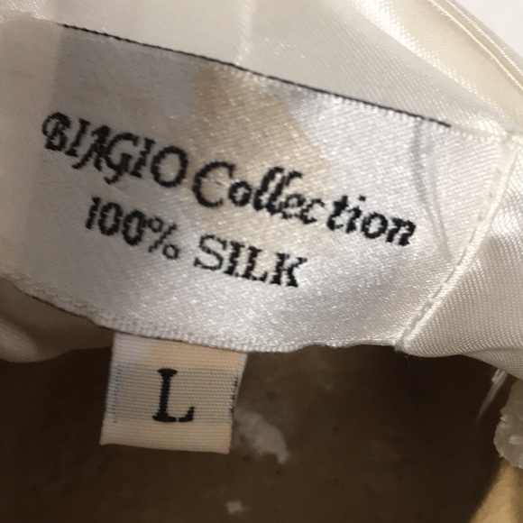 BIAGIO COLLECTION SILK VEST SZ L TRENDING !!! - Picture 6 of 6